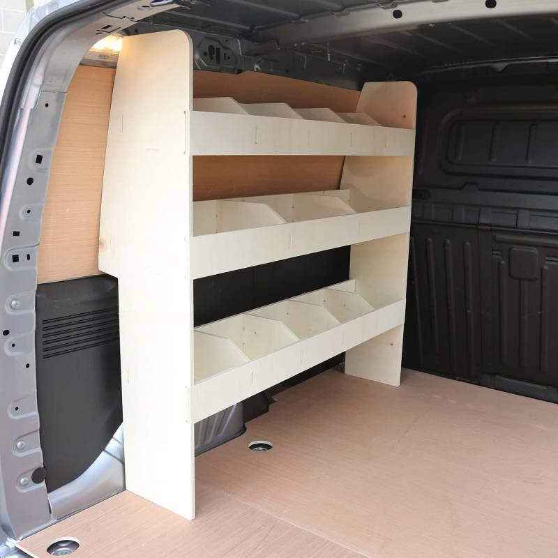 VANIFY - Kompatibel mit Peugeot Partner L1 und L2 2008-18 Fahrzeugeinrichtung Fahrzeugregale, Fahrerseite Regal von VANIFY