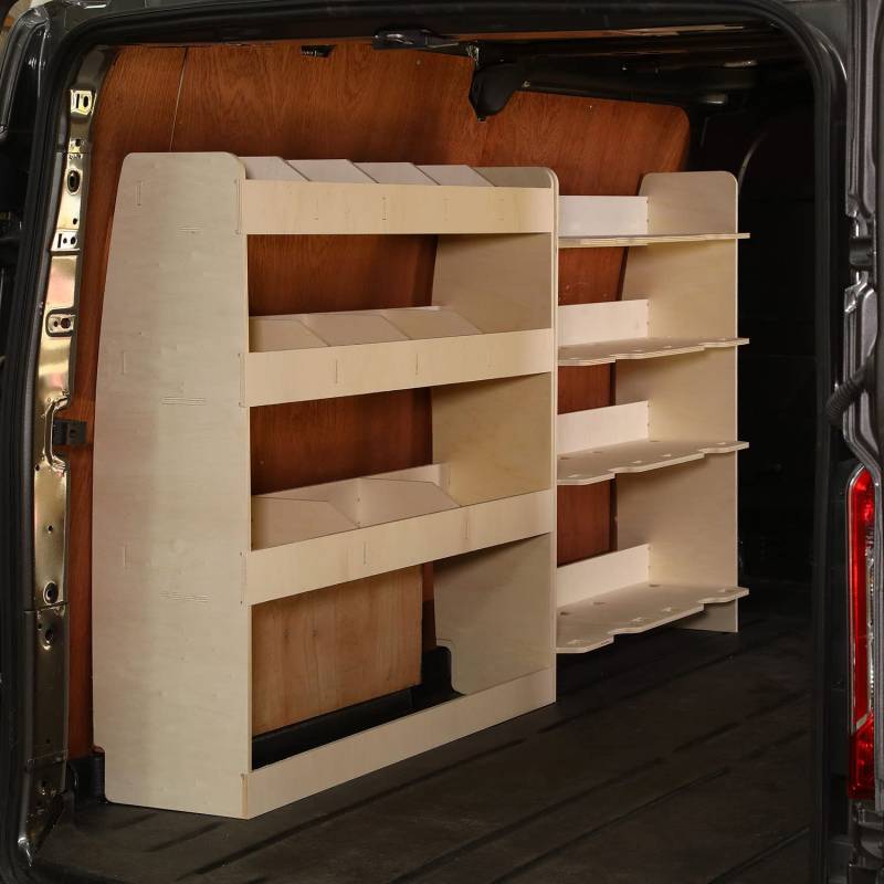 Vanify - Kompatibel mit Volkswagen Transporter T5 T6 L1 2003+ Fahrzeugeinrichtung Fahrzeugregale, Festool und hinteres Regal von VANIFY