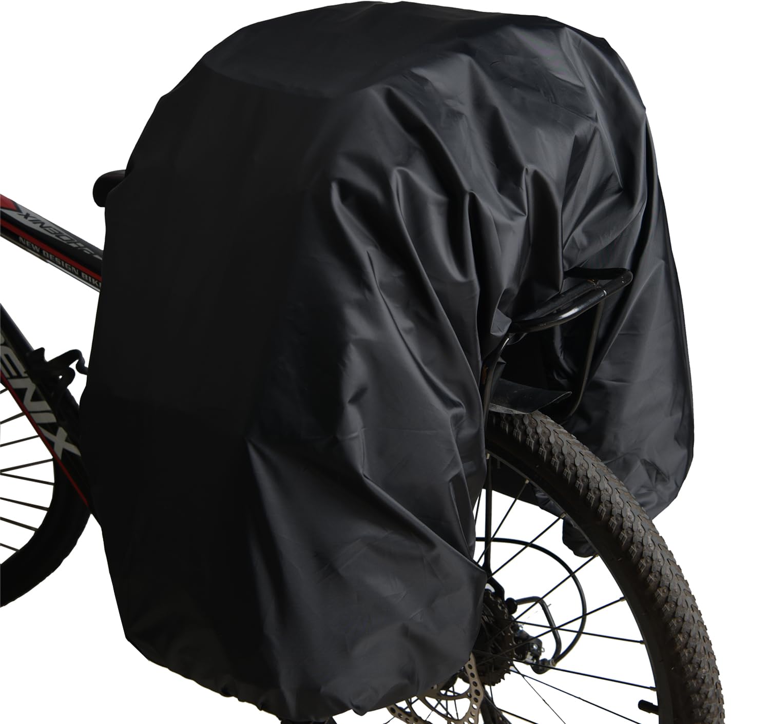 VAOLOAV 100L Regenhülle für Regenüberzug Rahrradkorb Fahrradtasche Gepäckträger Wasserdichte Schwarz von VAOLOAV