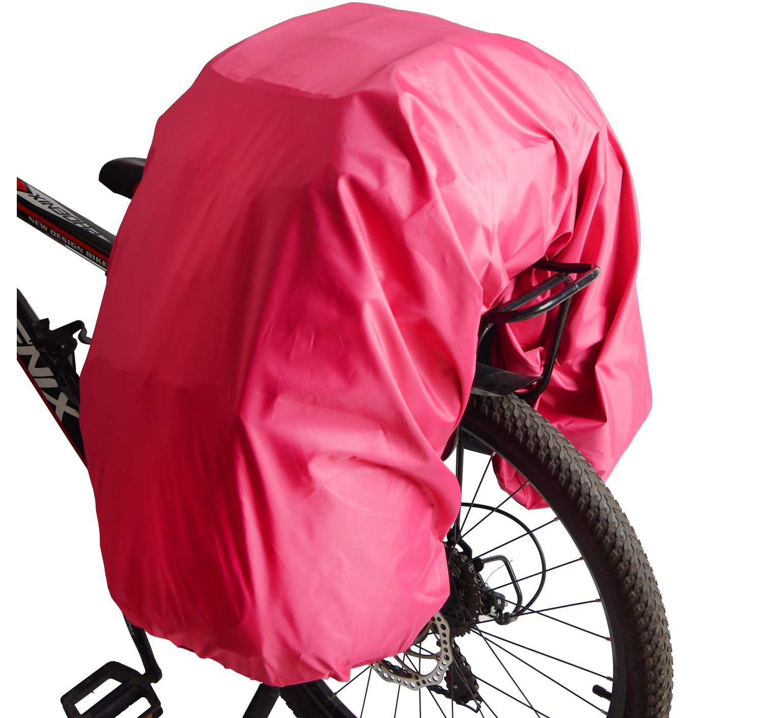 VAOLOAV 80L bis 100L Fahrrad Heckträger Regenschutz Fahrrad Kofferraum Regenschutz Hot Pink von VAOLOAV
