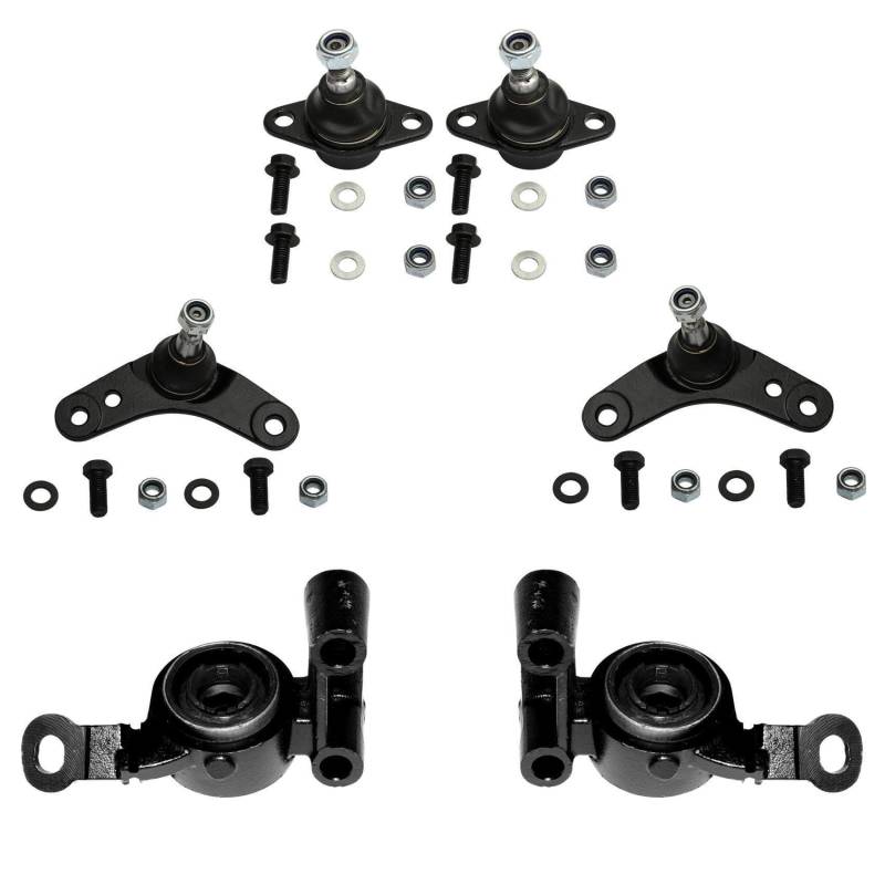 2x Querlenkerlager 4x Traggelenk Vorderachse aussen innen für Mini R50 R53 Cabriolet R52 von various