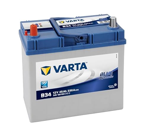 Varta BLUE Dynamic B34 Autobatterie 545 158 033 3132, 12V 45Ah 330A/EN von Varta