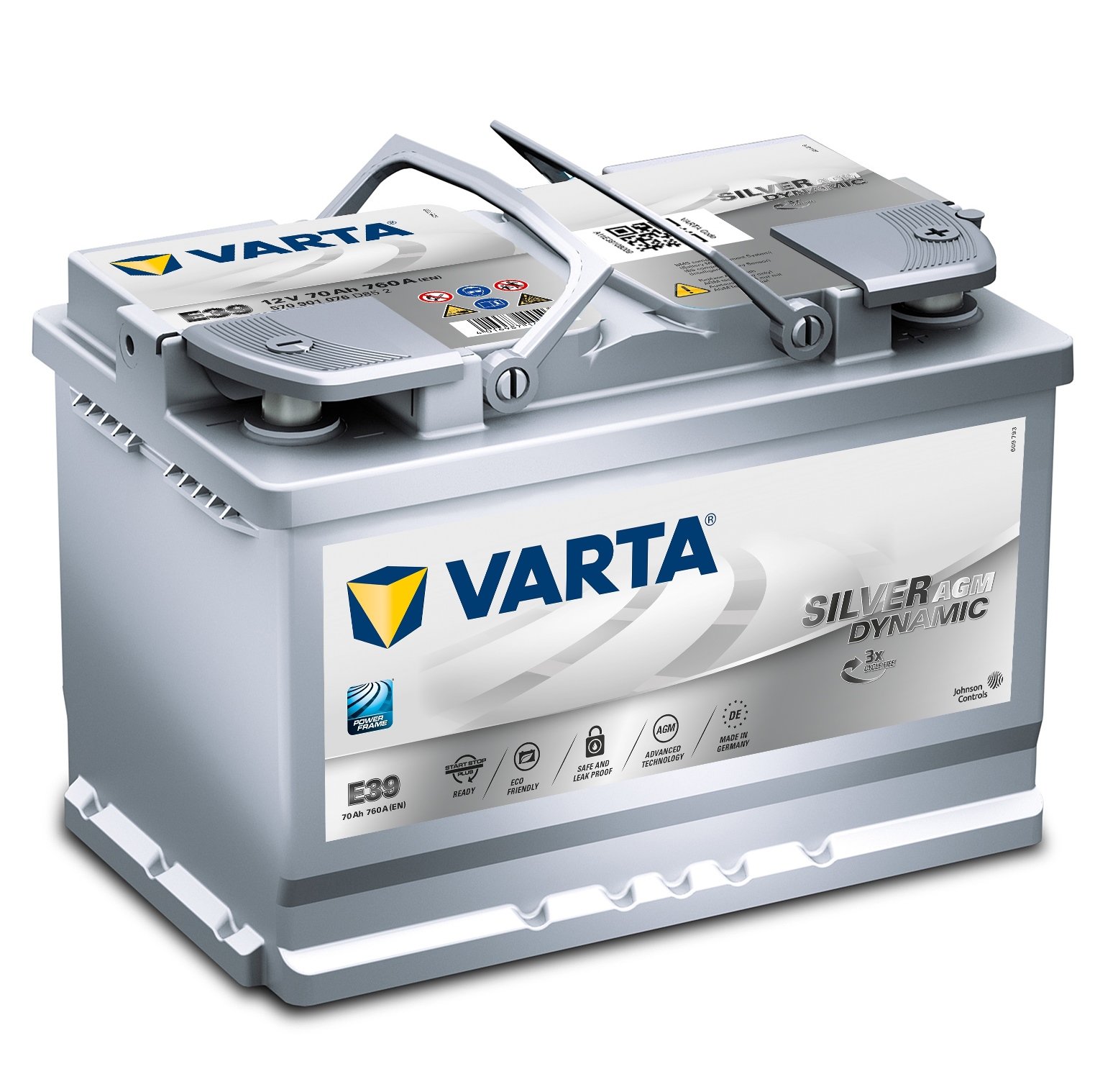 Varta 570901076b512 Batterie, 278 *175 * 190 mm von Varta