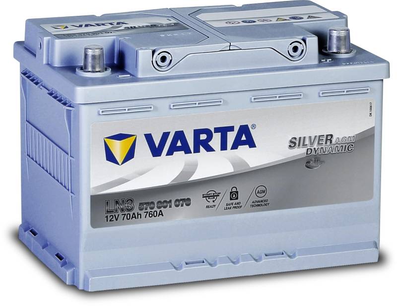 Varta 570901076b512 Batterie, 278 *175 * 190 mm von Varta