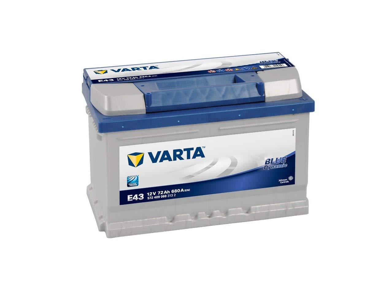 Varta lithium_cobalt, Blue Dynamic E43 Autobatterie 572 409 068, 12V, 72 Ah, 680 A von Varta
