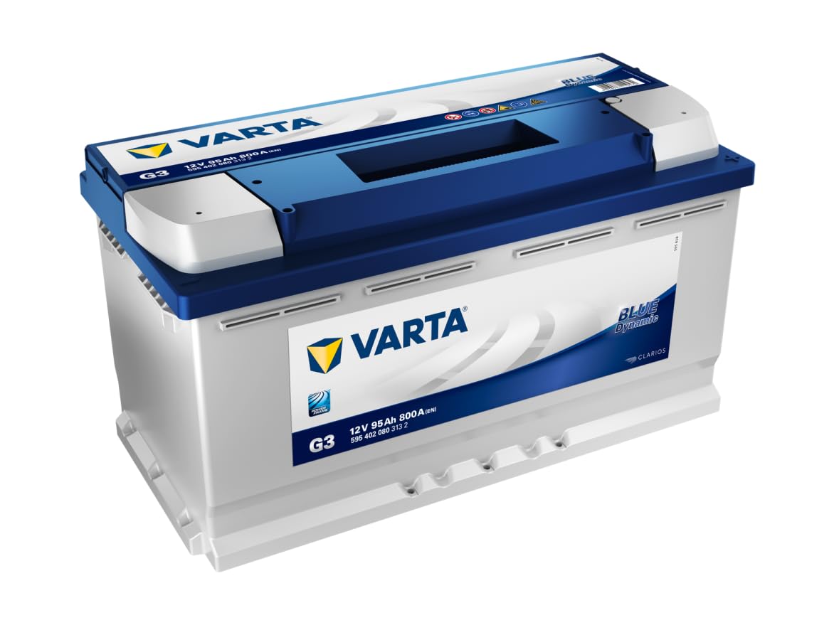 Varta 58395 Autobatterie Blue Dynamic, 95 Ah, 800 A, kompatible mit PKW, lead acid von Varta