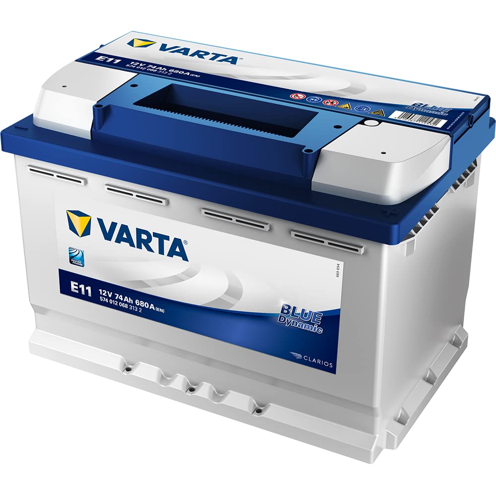 Varta mercury oxide, E11 Blue Dynamic Autobatterie, 574 012 068 3132, 74Ah, 680A von Varta