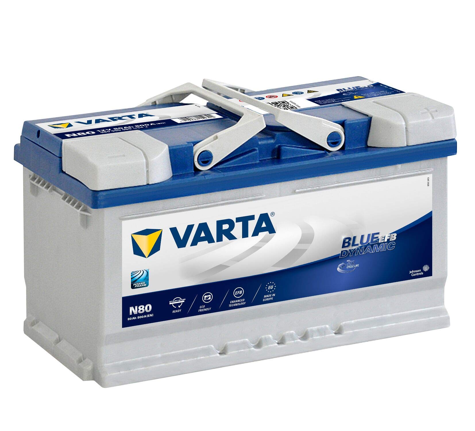 Varta Blue Dynamic EFB N80, 80 Ah 800 A von Varta