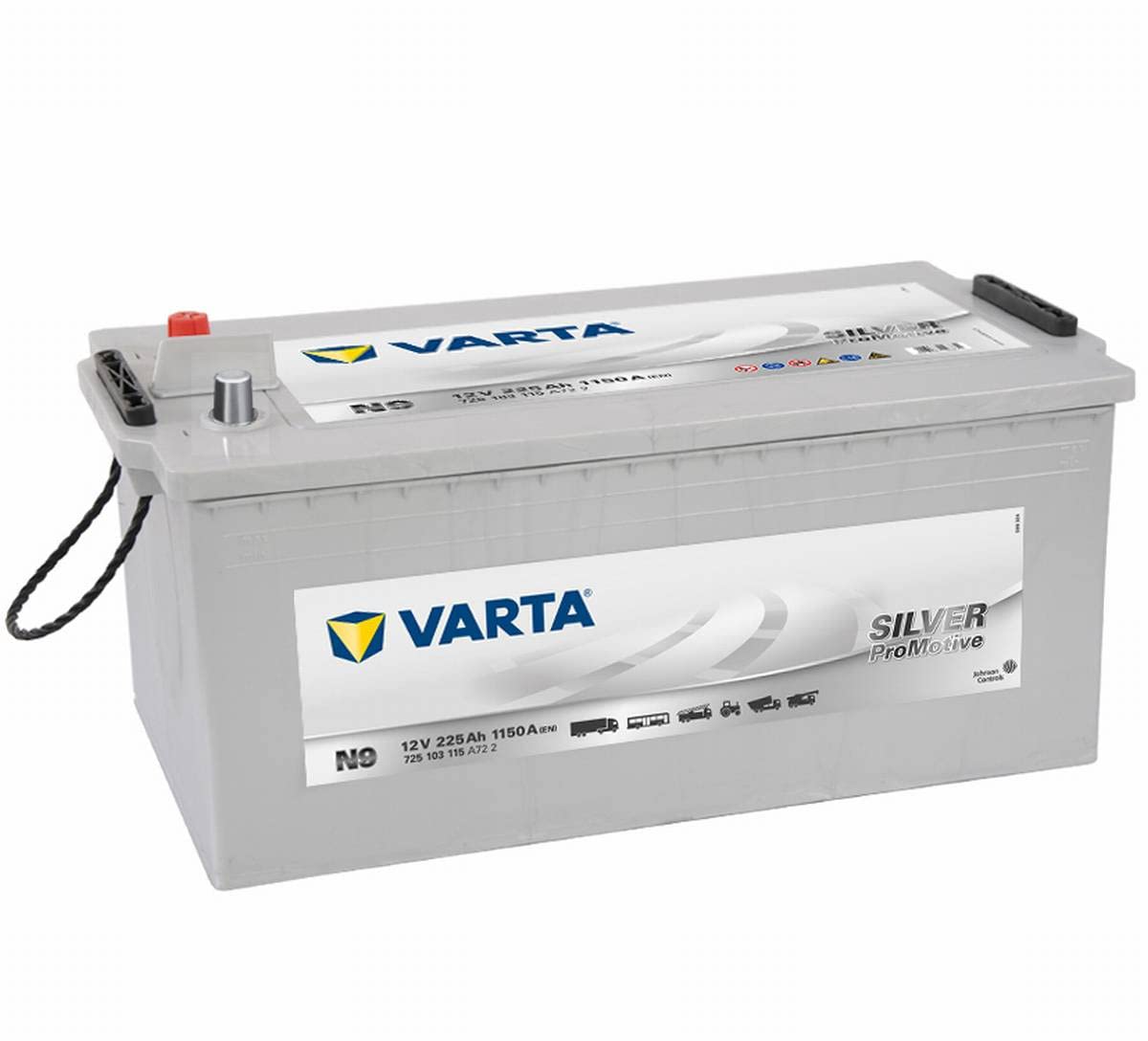Varta Promotive Silver N9 - 12 V / 225 Ah - 1150 A / EN von Varta
