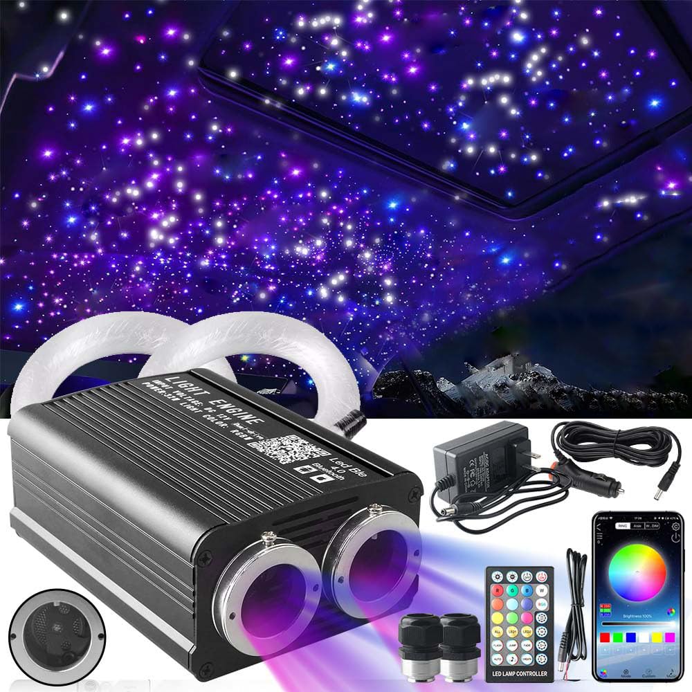 VASTFIRE 32W Twinkle LED-Sternenhimmel Lichtfasern-Set, 1100x0.75mmx4m Dual-Port Dual-Farben, App/Fernbedienung für Auto/Zuhause/Party – Funkelnde Sternenbeleuchtung VASTFIRE 32W Twinkle LED-Sternenhimmel Lichtfasern-Set, 1100x0.75mmx4m Dual-Port Dual-Farben, App/Fernbedienung für Auto/Zuhause/Party – Funkelnde Sternenbeleuchtung von VASTFIRE