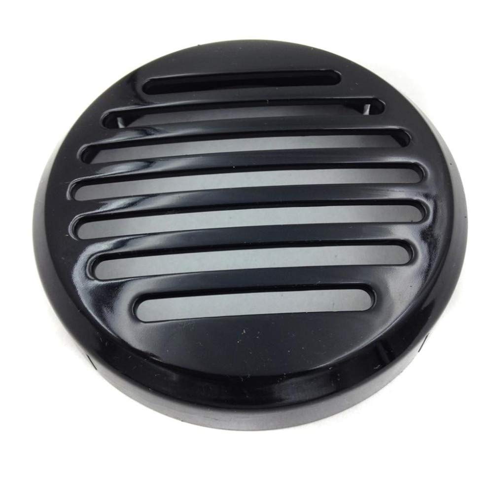 Motorrad Aluminium Horn Abdeckung für Honda Shadow 1300 VT1100 / 750/600 VTX1300C1800C VT VF750 Die meisten 3-1/2 "Rundhörner (Schwarz) von VATIGER