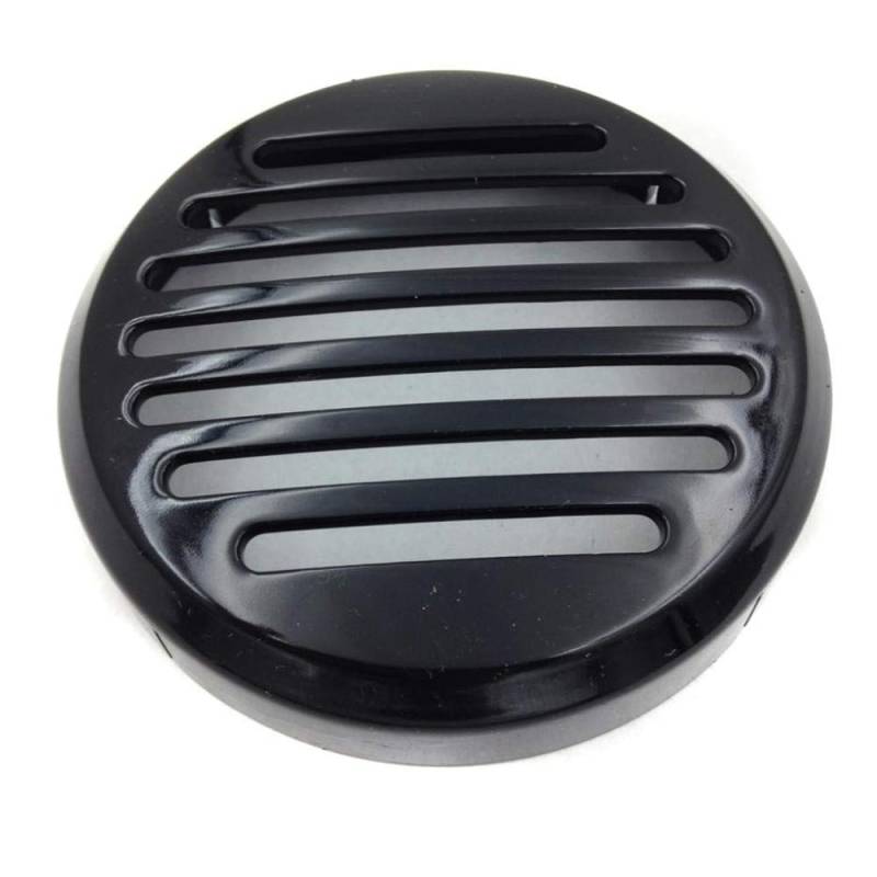Motorrad Aluminium Horn Abdeckung für Honda Shadow 1300 VT1100 / 750/600 VTX1300C1800C VT VF750 Die meisten 3-1/2 "Rundhörner (Schwarz) von VATIGER