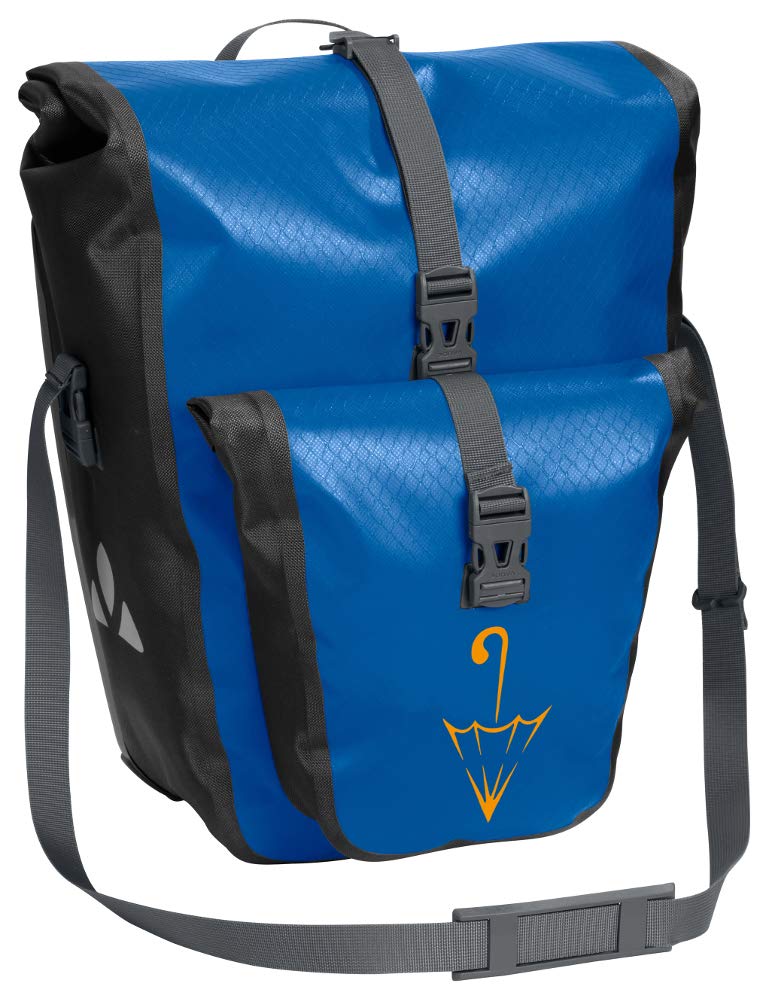 VAUDE Aqua Back Plus Single Sondermodell mit Schirmlogo Hinterradtasche Gepäckträgertasche, Blue SE von VAUDE
