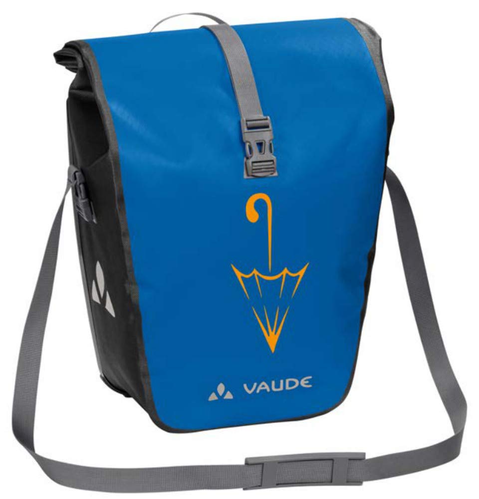VAUDE Aqua Back Single Sondermodell mit Schirmlogo Hinterradtasche Gepäckträgertasche, Blue SE von VAUDE