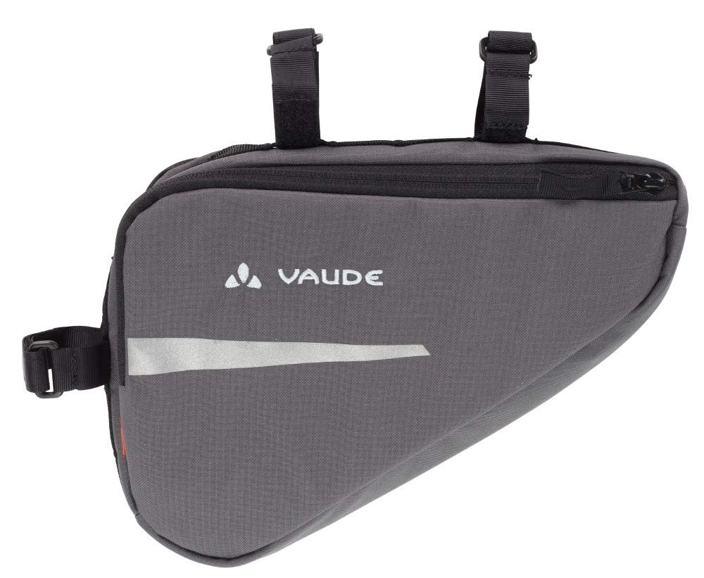 VAUDE Radtaschen Triangle Bag (Einheitsgröße, Triangle Bag Iron, Iron) von VAUDE