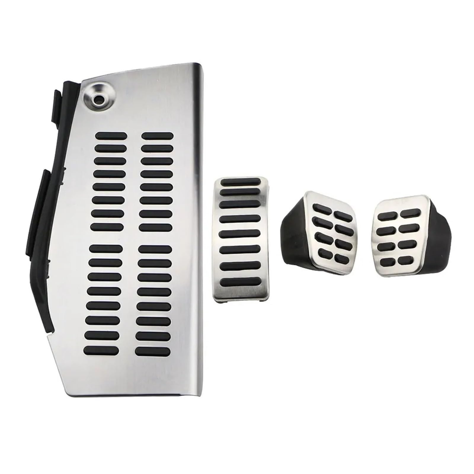 Fußstütze Bremse FÜR VW FÜR Polo FÜR Golf 4 Auto Pedal Edelstahl Pad Fußstütze Pedalkappen Abdeckung(MT A with Rest Pedal) von VAVGKDKPZB