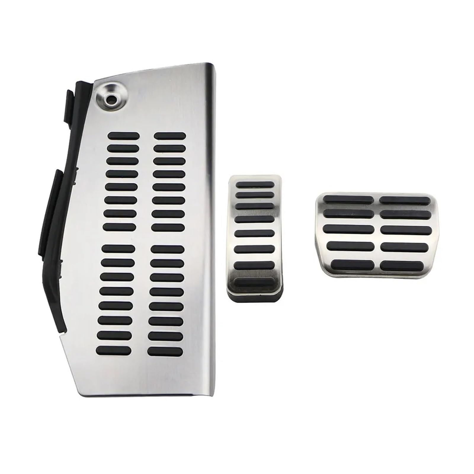 Fußstütze Bremse FÜR VW FÜR Polo FÜR Golf 4 Auto Pedal Edelstahl Pad Fußstütze Pedalkappen Abdeckung(at A with Rest Pedal) von VAVGKDKPZB