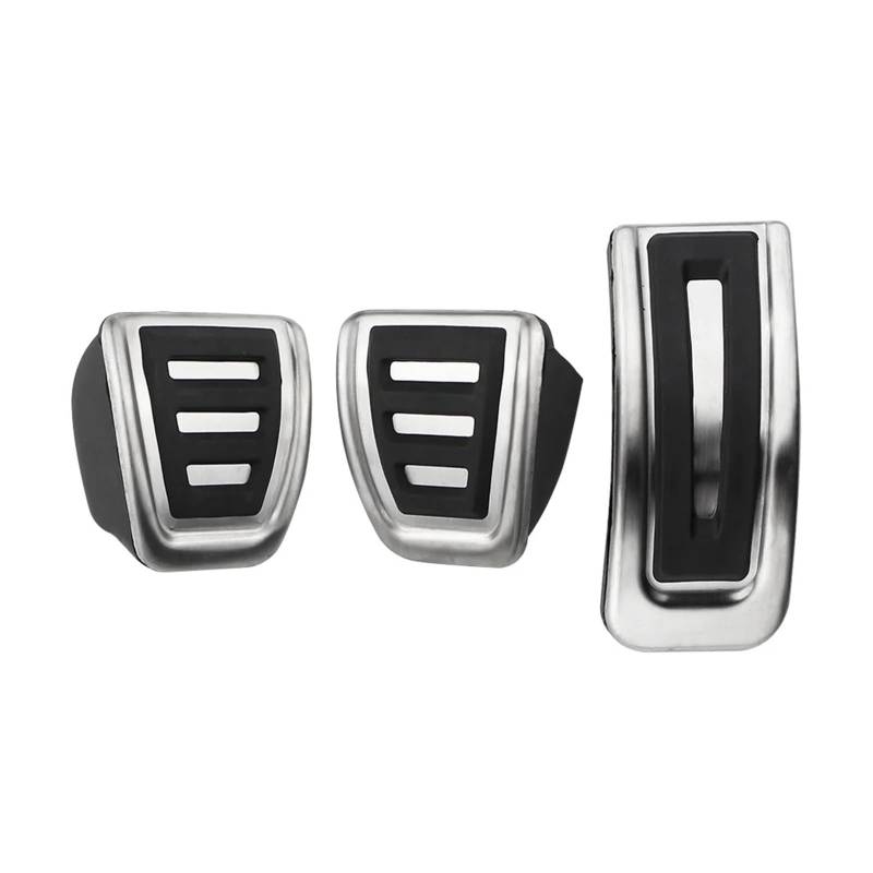 Fußstütze Bremse Für A1 Für A3 TT Auto Pedal Bremse Gaspedal Kraftstoff Pedal Abdeckung Pedalkappen Abdeckung(MT 3 pcs) von VAVGKDKPZB
