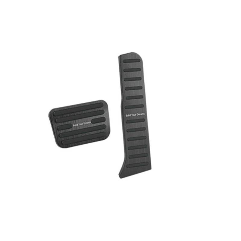 Fußstütze Bremse Für BYD Für Seal EV Aluminiumlegierung Auto Gaspedal Bremspedale Anti-Rutsch-Auto Kraftstoff Fußpedalabdeckungen Pedalkappen Abdeckung(Black) von VAVGKDKPZB