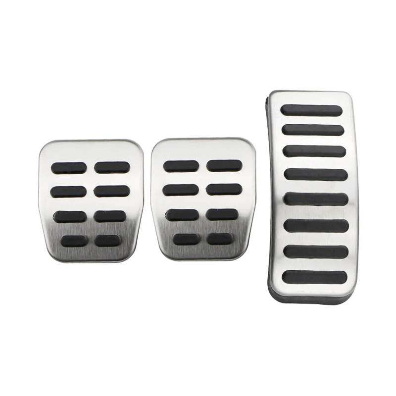 Fußstütze Bremse Für VW Für Polo 6N 9N3 Für Golf 4 MK4 Für Bora Beetle RSi Für GTI R32 Autopedale Abdeckung Gasbremse Fußstütze Pedal Pedalkappen Abdeckung(3Pcs MT) von VAVGKDKPZB
