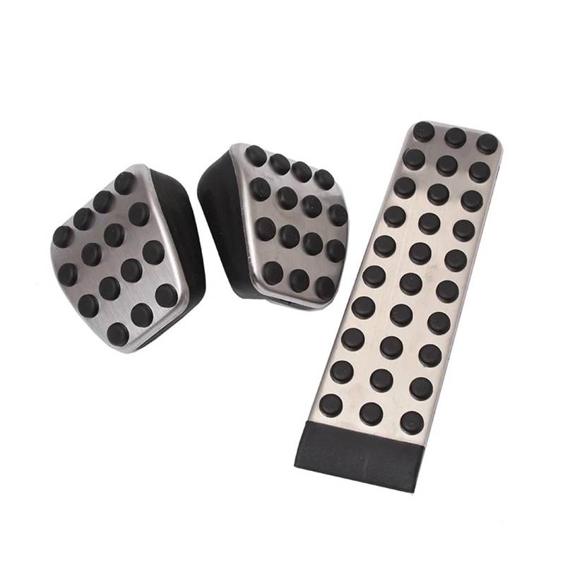 Fußstütze Bremse Für W140 W220 W221 S Klasse 1993-2012 Beschleunigen Pedal Bremspedal Rest Pedale Abdeckung Auto Zubehör Pedalkappen Abdeckung(MT 3pcs) von VAVGKDKPZB
