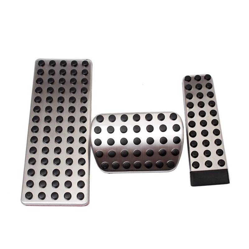 Fußstütze Bremse Für W140 W220 W221 S Klasse 1993-2012 Beschleunigen Pedal Bremspedal Rest Pedale Abdeckung Auto Zubehör Pedalkappen Abdeckung(at 3pcs) von VAVGKDKPZB