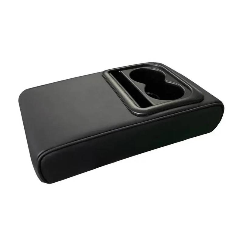 Interieur Zubehör Auto-Mittelkonsolen-Armlehnenkissen Mit 2 Getränkehaltern PU-Leder Armlehnenpolster Tragbares Auto-Armlehnen-Kissenbezug Höhenpolster Panel Control Frame Trim(B) von VAVGKDKPZB