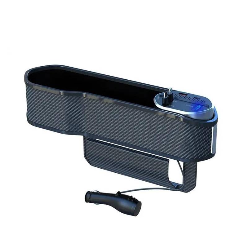 Interieur Zubehör Drahtlose Lade Auto Für Sitz Lücke Lagerung Box Organizer Mit Schnelle Schnell Ladegerät USB Kabel Auto Center Konsole Lagerung Box Panel Control Frame Trim(Wireless Charging) von VAVGKDKPZB