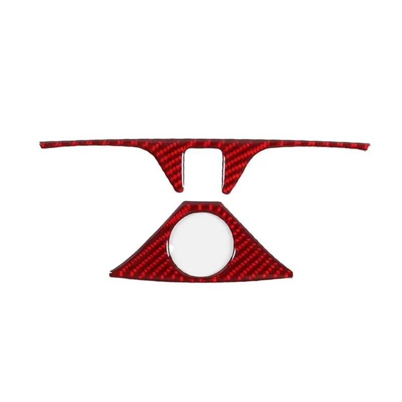Interieur Zubehör Für 2 Serie Für F44 2020-2021 2022 2023 Weiche Carbon Faser Auto Zentrale Steuerung Wasser Tasse Halter Abdeckung Trim Aufkleber Auto Zubehör Panel Control Frame Trim(Carbon Fiber 2) von VAVGKDKPZB