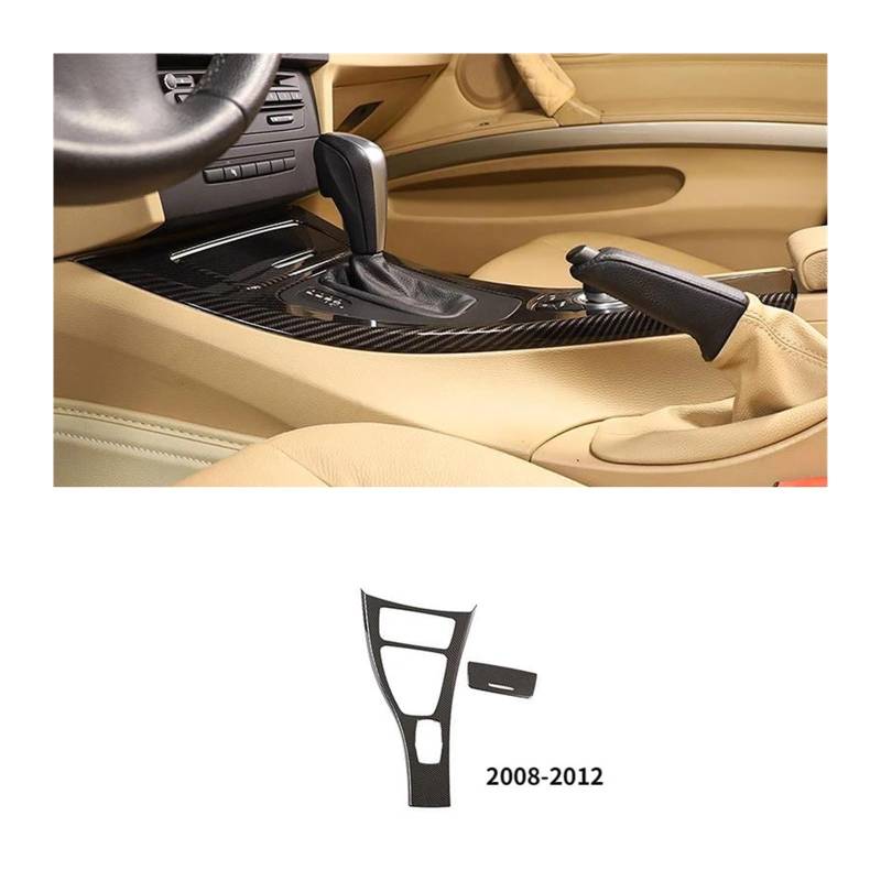Interieur Zubehör Für 3er Für E90 Für E92 Für E93 2005-2012 ABS Silber Kohlefaser Textur Autokonsole Schalttafel Rahmenabdeckung Aufkleber Autozubehör Panel Control Frame Trim(08-12 Carbon Fiber) von VAVGKDKPZB