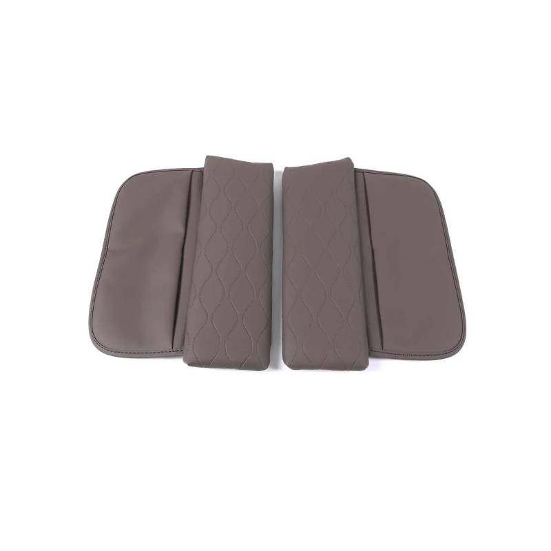 Interieur Zubehör Für 5 Serie Für G06 Für G 06 2024 Leder Rot Auto Center Console Armlehne Box Matte Trim Innen Zubehör Panel Control Frame Trim(Coffee) von VAVGKDKPZB