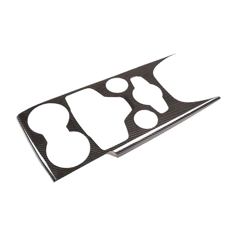 Interieur Zubehör Für Alfa Für Romeo Für Giulia 2020 Carbon Fiber Car Center Konsole Getriebe Multimedia Wasser Tasse Panel Abdeckung Trim Panel Control Frame Trim von VAVGKDKPZB