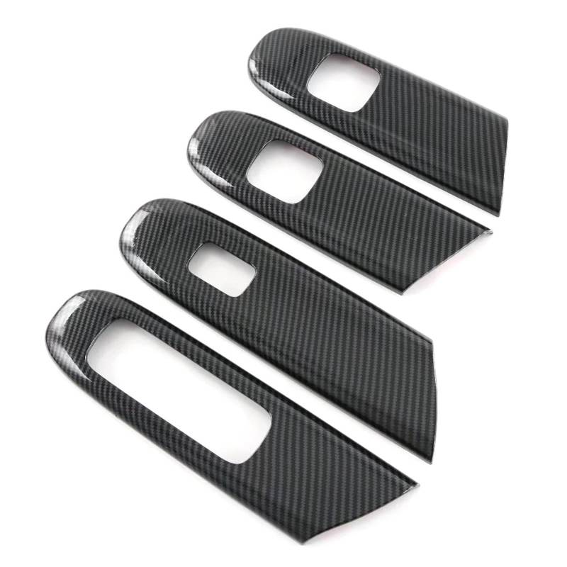 Interieur Zubehör Für Benz Für C Klasse Für W206 2022 2023 ABS Innen Tür Innere Griffe Streifen Dekorative Trim Nur Fit LHD Auto Zubehör Panel Control Frame Trim(Double Button) von VAVGKDKPZB
