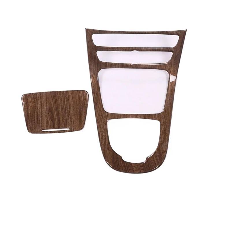 Interieur Zubehör Für Benz Für E-Klasse Für W213 Für S213 Für A238 Für C238 2016-2021 Auto Konsole Getriebe Panel Rahmen Abdeckung Trim Aufkleber Auto Zubehör Panel Control Frame Trim(Pine Wood 16-18) von VAVGKDKPZB