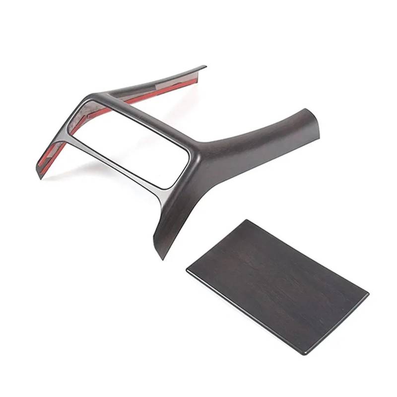 Interieur Zubehör Für Benz Für GLE Für GLS Für X 167 Für W 167 2020 2021 2022 2023 2024 Auto Hinten Anti-Kick Dekorative Abdeckung ABS Innen Zubehör Panel Control Frame Trim(Oak Grain) von VAVGKDKPZB