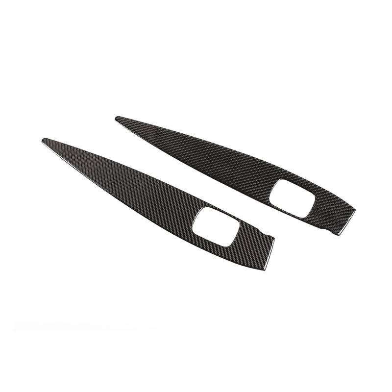 Interieur Zubehör Für Benz Für Smart 2016-2020 2021 Carbon Fiber Glas Lift Schalter Panel 2-stück Auto Innen Änderung Auto Zubehör Panel Control Frame Trim von VAVGKDKPZB