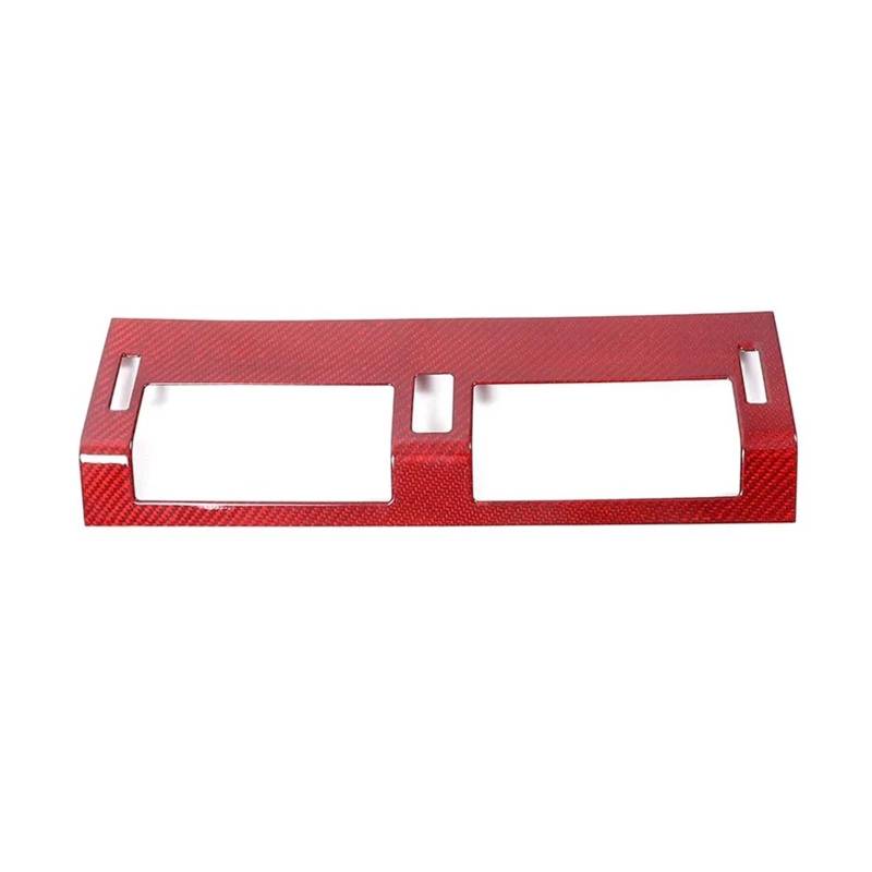 Interieur Zubehör Für Defender 110 Für Defender 130 2020-2021 2022 Auto Zentrale Steuerung Air Outlet Dekorative Rahmen Trim Carbon Faser Panel Control Frame Trim(Red) von VAVGKDKPZB