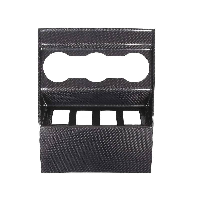Interieur Zubehör Für Defender 110 Für Defender110 2020-2021 2022 2023 Carbon Faser Auto Armlehne Box Hinten Anti-Kick Abdeckung Aufkleber Auto Innen Zubehör Panel Control Frame Trim von VAVGKDKPZB
