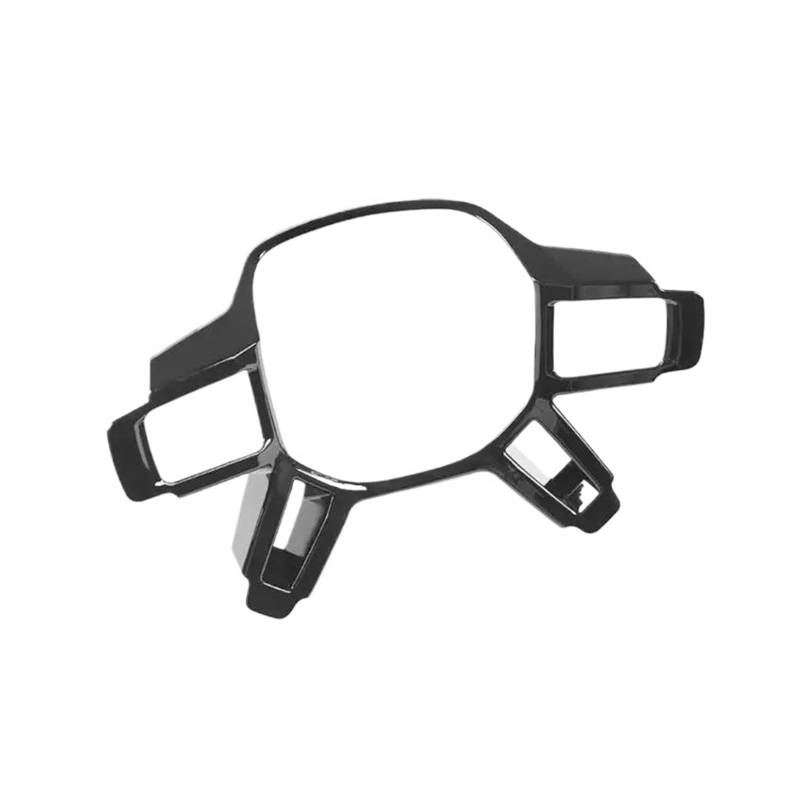 Interieur Zubehör Für Defender 90 Für Defender 110 2020 2021 2022 2023 Auto Innen Zubehör ABS Lenkrad Rahmen Abdeckung Trim Aufkleber Panel Control Frame Trim(Glossy Black) von VAVGKDKPZB