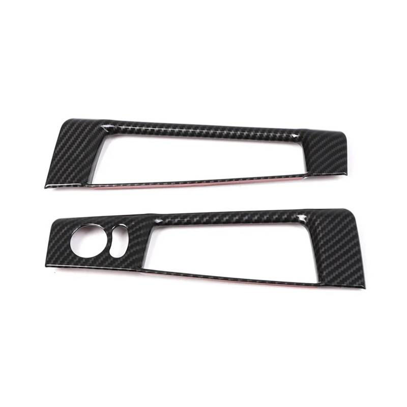 Interieur Zubehör Für Fiat 500 2010-2020 2021 2022 ABS Carbon Faser Für Stil Auto Spiegel Einstellung Schalter Rahmen Abdeckung Dekorative Aufkleber Innen Zubehör Panel Control Frame Trim(Style A LHD) von VAVGKDKPZB