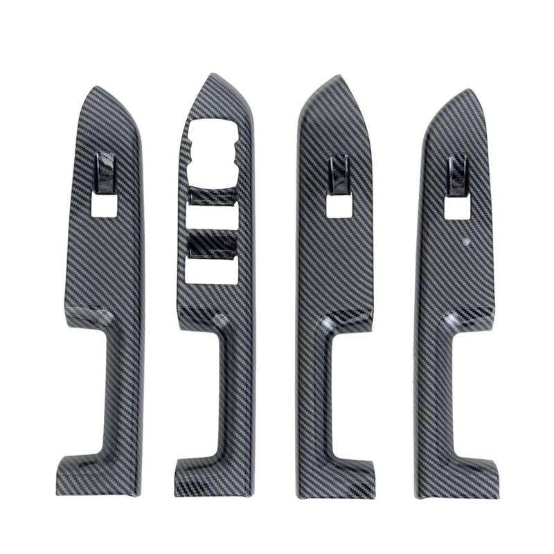 Interieur Zubehör Für Ford Für Bronco 2023 2024 Innen Zubehör Carbon Faser Auto Fenster Schalter Panel Abdeckung Trim Panel Control Frame Trim von VAVGKDKPZB