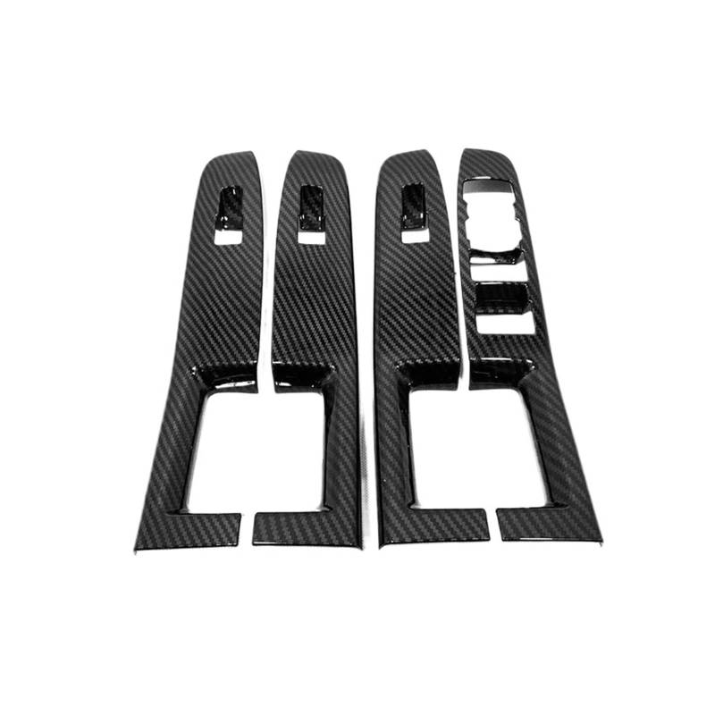 Interieur Zubehör Für Ford Für Escape Für Kuga 2020 2021 2022 2023 2024 Zubehör Innen Tür Armlehne Fenster Glas Lift-Taste Panel Abdeckung Trim Panel Control Frame Trim(Carbon Fibre) von VAVGKDKPZB