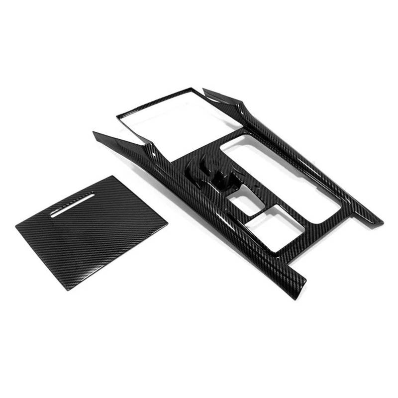 Interieur Zubehör Für Ford Für Explorer 2020 2021 2022 2023 Zubehör Kunststoff Innen Konsole Getriebe Shift Panel Abdeckung Trim Auto Für Styling Paste LHD Panel Control Frame Trim(Carbon Fibre) von VAVGKDKPZB