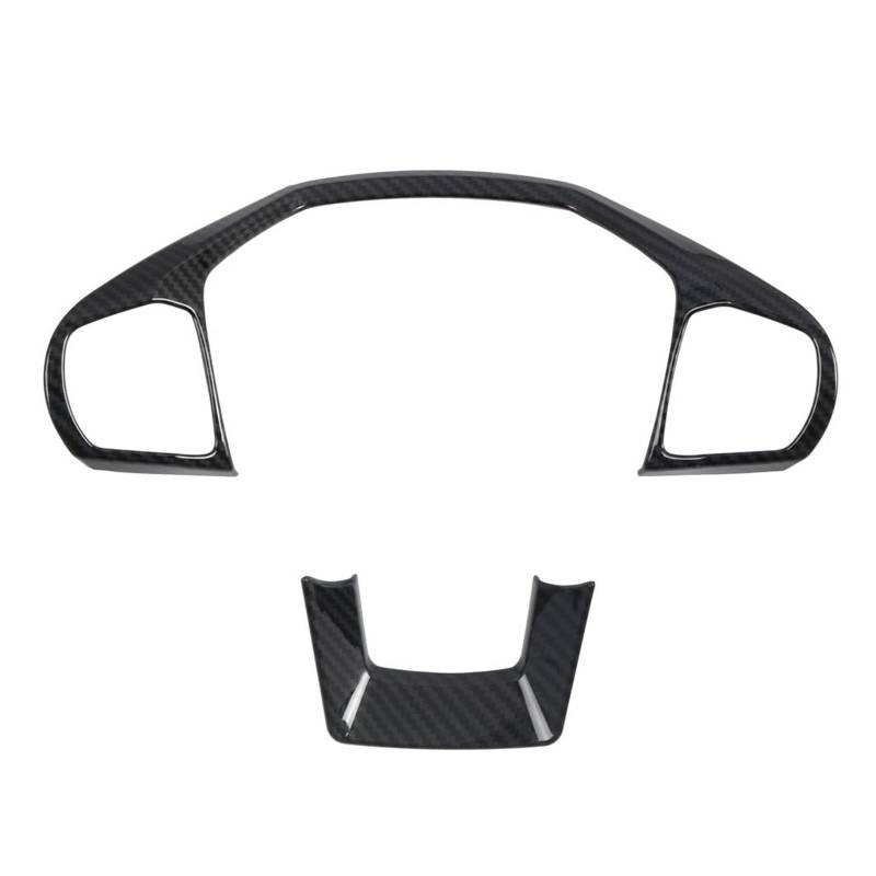 Interieur Zubehör Für Ford Für Explorer Für U625 2020 2021 2022 2023 2024 Carbon Faser Korn Innen Lenkrad Dekoration Abdeckung Trim Auto Zubehör Panel Control Frame Trim von VAVGKDKPZB