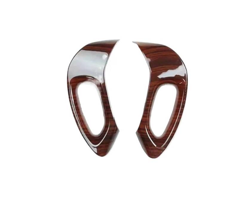 Interieur Zubehör Für Hyundai Für IX35 Für IX 35 2011 2012 2013 2014 2 PCS Auto Lenkrad Abdeckung Trim Innen Carbon Faser Für Styling Panel Control Frame Trim(A Wood Grain Color) von VAVGKDKPZB