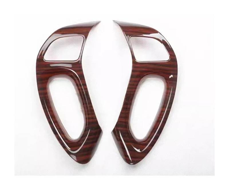 Interieur Zubehör Für Hyundai Für IX35 Für IX 35 2011 2012 2013 2014 2 PCS Auto Lenkrad Abdeckung Trim Innen Carbon Faser Für Styling Panel Control Frame Trim(B Wood Grain Color) von VAVGKDKPZB