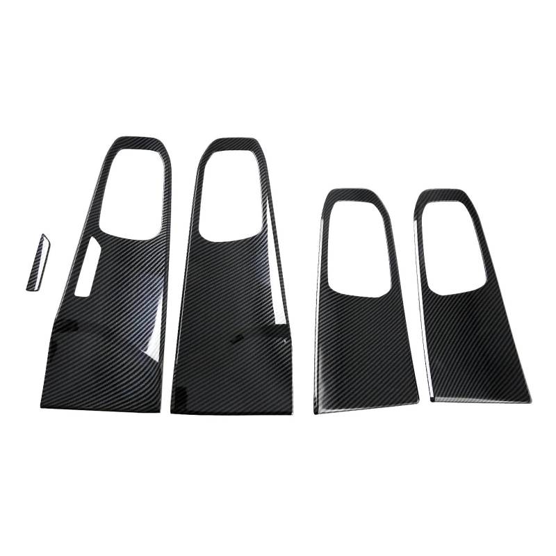 Interieur Zubehör Für Kia Für Sorento Für MQ4 2021 2022 2023 2024 ABS Carbon Faser Korn Innen Tür Griffe Abdeckung Trim Nur Fit LHD Auto Zubehör Panel Control Frame Trim von VAVGKDKPZB