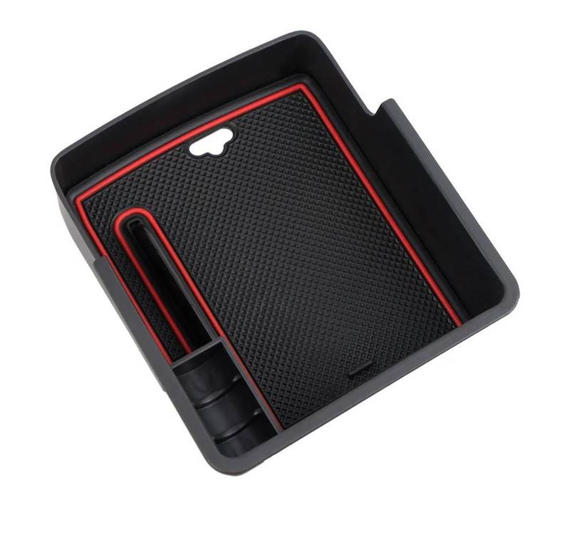 Interieur Zubehör Für Kia Für XCeed Für Ceed Für GT 2018-2021 2022 Zentrale Steuerung Organizer Fach Zubehör ABS Material Auto Zentrale Armlehne Lagerung Box Panel Control Frame Trim(Red) von VAVGKDKPZB