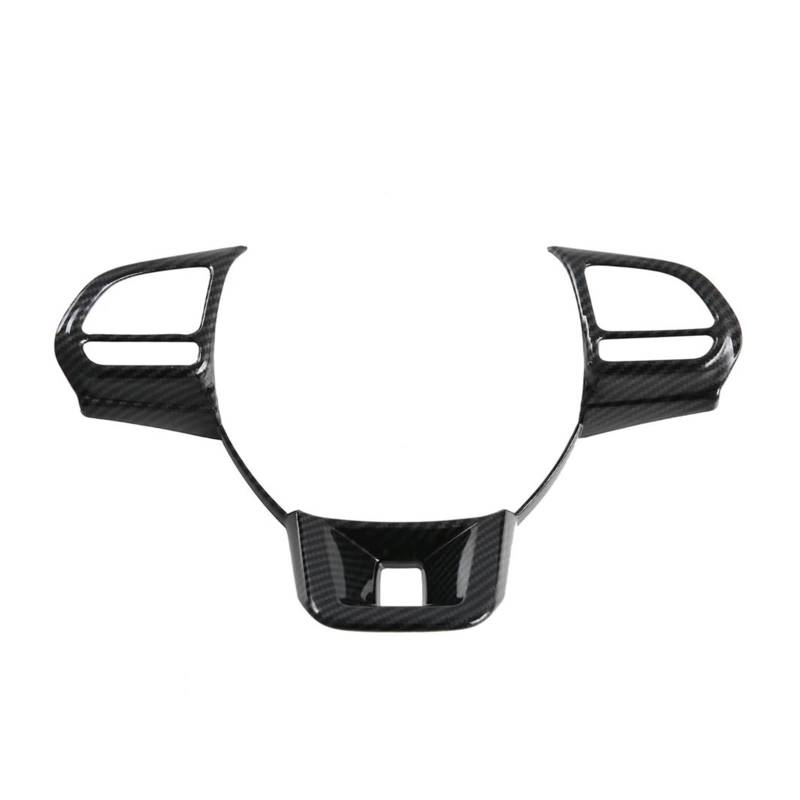 Interieur Zubehör Für MG Für ZS Für HS 2024 Auto Lenkrad Taste Panel Abdeckung Dekorative Trim Innen Accessoriess Carbon Faser Panel Control Frame Trim von VAVGKDKPZB