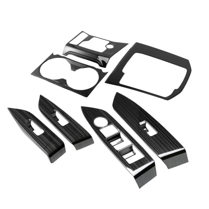 Interieur Zubehör Für Mazda Für CX-5 Für CX5 2017-2020 LHD 1 Set Auto Gangschaltung Konsole Panel Abdeckung Trim Cup Halter Abdeckung Tür Fenster Schalter Abdeckung Panel Control Frame Trim von VAVGKDKPZB